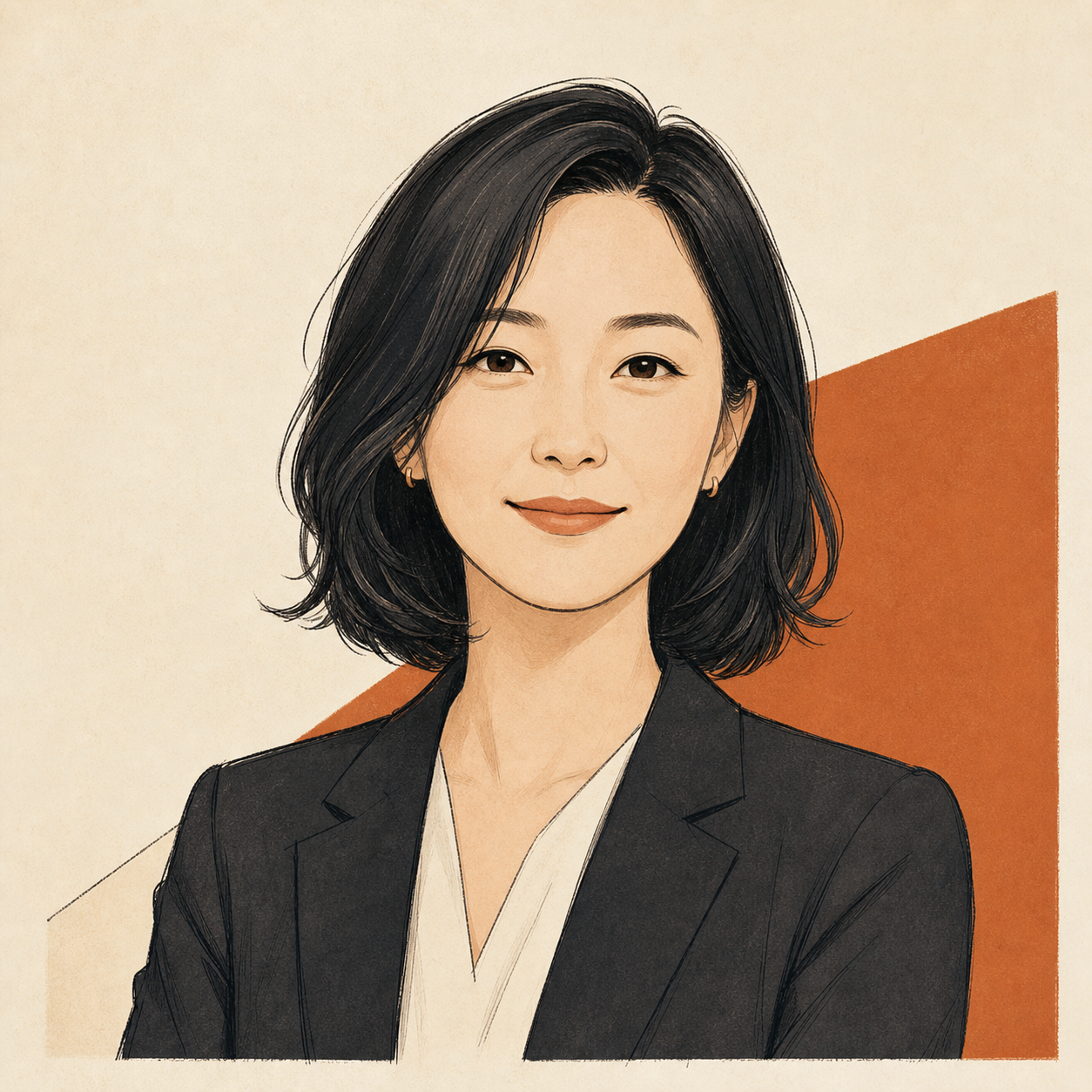 女性设计师卡通占位头像
